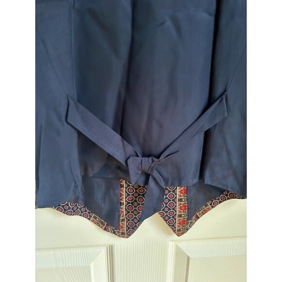 Vintage Patchwork 90's Rayon Blend Vest Size Small - Picture 6 of 6
